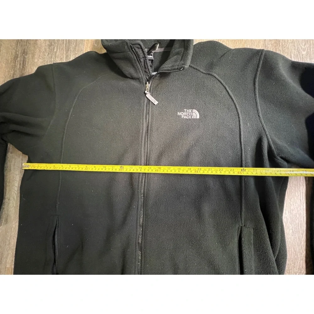 The North‎ Face Fleece Jacket Mens XXL Black Full Zip Midweight Gorpcore Outdoor